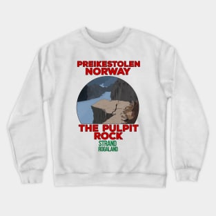 Preikestolen Strand Rogaland Norway Crewneck Sweatshirt